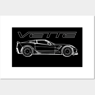 C7 vette Posters and Art